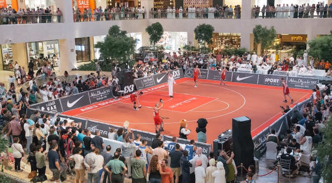 Abu Dhabi 3×3 Challenger, premiere in Yas Mall